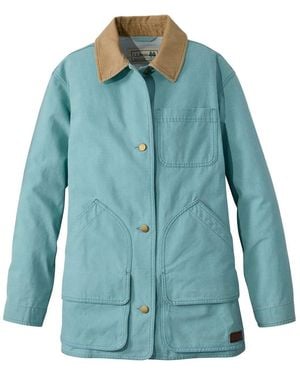 L.L. Bean Bean Lightweight Field Coat - Blue