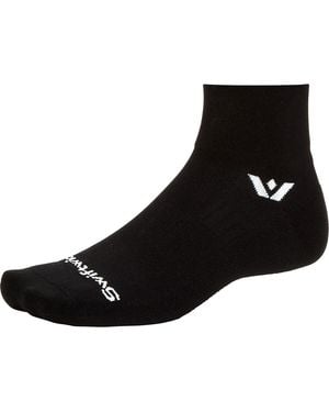 Swiftwick Aspire Quarter Crew Sock - Black