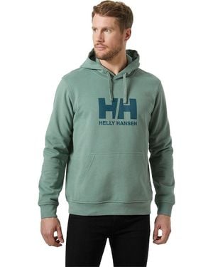 Helly Hansen Logo Pullover Hoodie - Green