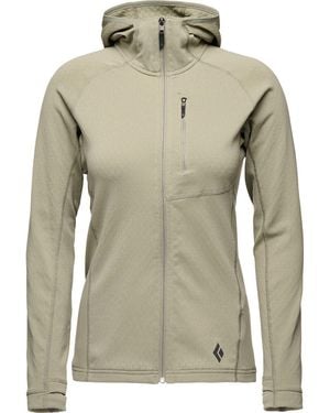 Black Diamond Coefficient Fleece Hooded Jacket - Green
