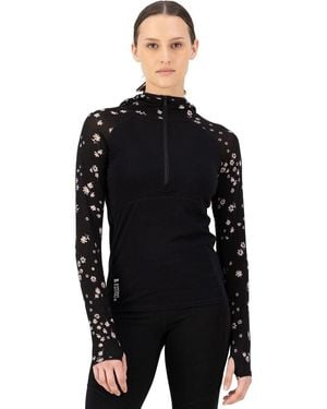 Mons Royale Bella Tech Hooded Top - Black