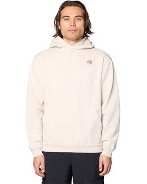 Mountain Hardwear Tri-Color Logo Garment Dyed Hoodie - White