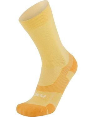 2XU Vectr Light Cushion Crew Sock - Yellow