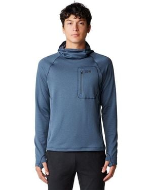 Mountain Hardwear Glacial Trail Pullover Hoodie - Blue