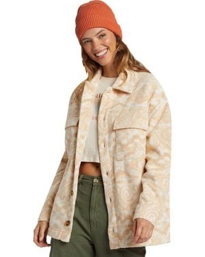 Billabong Happy Camper Shacket - Natural