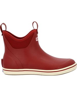 XtraTuf Ankle 6In Deck Boot - Red