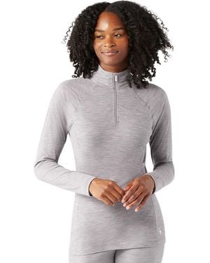Smartwool Classic All-Season Merino 1/4-Zip Baselayer Top - Gray