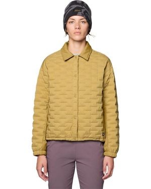 Mountain Hardwear Stretchdown Light Snap Jacket - Yellow