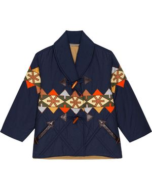 The Great Outdoors The Cropped Wanderer Puffer - Blue