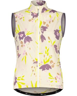Maloja Seism Printed Cycling Vest - Yellow