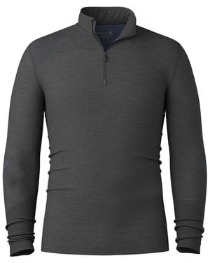 Smartwool Intraknit Thermal Merino 1/4-Zip Base Layer Top - Gray