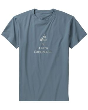 Snow Peak Mofm Message T-Shirt - Blue
