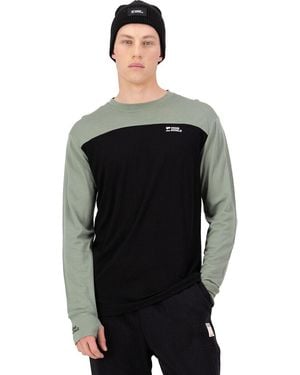 Mons Royale Yotei Tech Long-Sleeve Top - Black