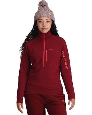 Kari Traa Emma Long-Sleeve Top - Red