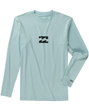 Billabong All Day Wave Lf Long-Sleeve Rashguard - Blue