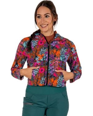 SHREDLY Beyond Tech Cropped Jacket - Red