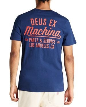 Deus Ex Machina Overbite T-Shirt - Blue