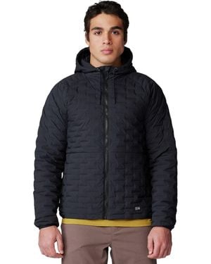 Mountain Hardwear Stretchdown Light Full-Zip Hooded Jacket - Blue