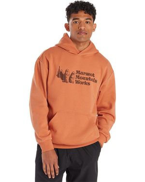 Marmot Mmw Heavyweight Hoodie - Orange