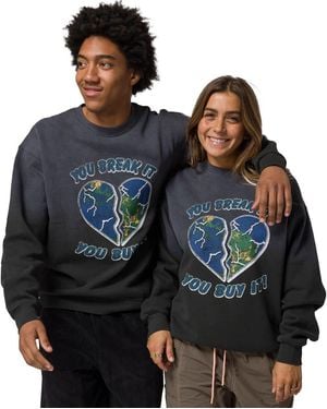 Parks Project You Break It Crew Sweatshirt - Black
