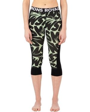 Mons Royale Cascade Merino Flex 200 3/4 Legging - Black