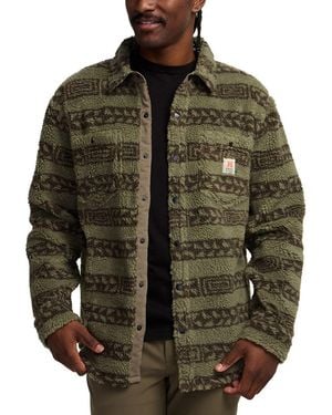 Howler Brothers Allegheny Fleece Overshirt - Green