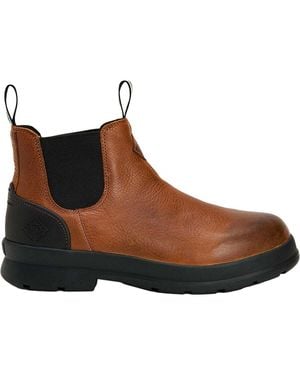 Muck Boot Chore Farm Leather Chelsea Boot - Brown