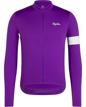 Rapha Core Thermal Long Sleeve Jersey - Purple