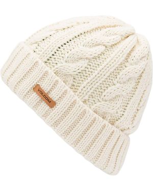 Volcom Stone Knit Beanie - Natural