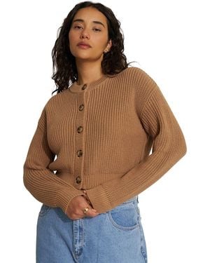 Callaghan The Cropped Cardi - Brown