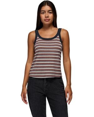 Prana Cozy Up Scoop Tank Top - Red