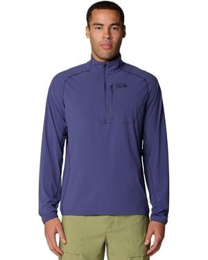 Mountain Hardwear Sunshield 1/2-Zip Top - Blue