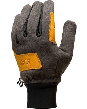 Kinco Lined Lightweight Fleece Hybrid + Double Palm - Metallic