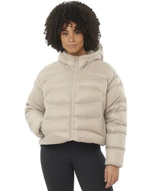 Salomon Outline Nov Crop Down Jacket - Natural