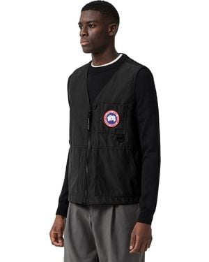 Canada Goose Durable Workwear-Inspired Insulated Vest - Black