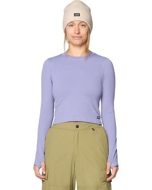 Mountain Hardwear Peak Knit Long-Sleeve Top - Blue