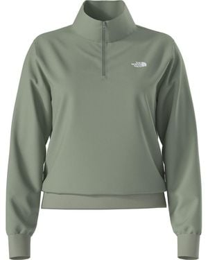 The North Face Evolution Embroidered 1/4-Zip Sweatshirt - Green