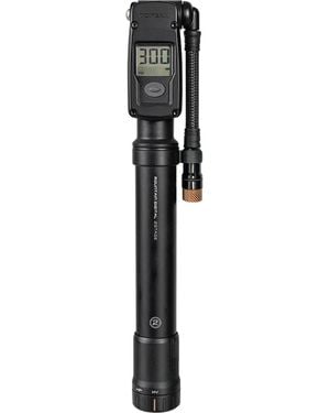 Topeak Mountain 2Stage Digital 2-In-1 Tire + Shock Mini Pump - Black
