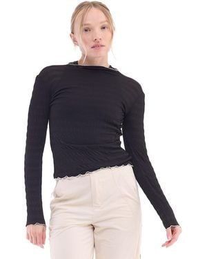 Halfdays Ynes Performance Long-Sleeve Top - Blue