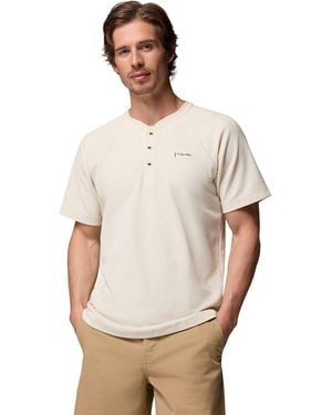 Columbia Acker Rock Knit Short-Sleeve Shirt - Natural
