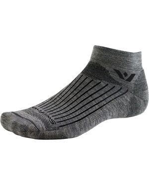 Swiftwick Pursuit Ankle Merino Sock - Black