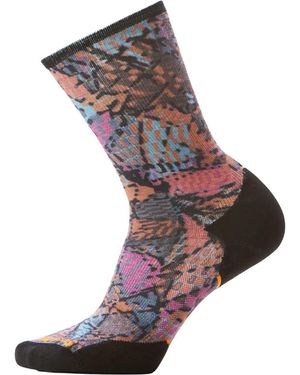 Smartwool Trail Run Targeted Cushion Triangle Prism Crew Sock - Gray
