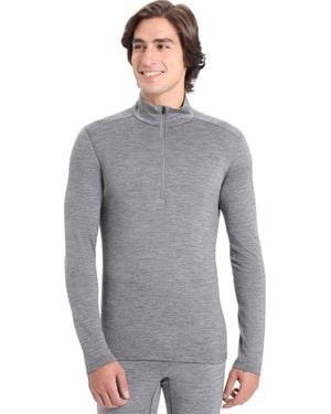 Icebreaker Merino 200 Oasis Long-Sleeve 1/2-Zip Top - Gray