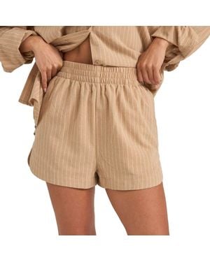 Rhythm Byron Striped Short - Natural