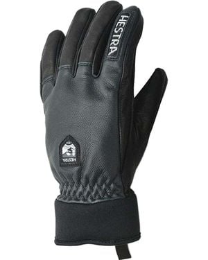 Hestra Army Leather Wool Terry Glove - Black