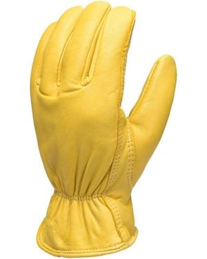 Kinco Lined Premium Grain Deerskin Driver Glove - Yellow