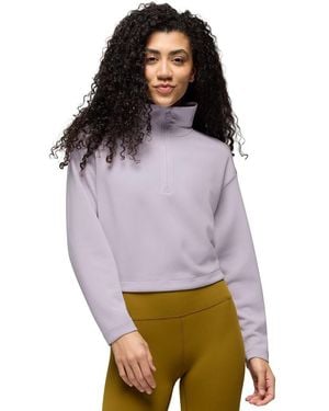 Prana Shea 1/2-Zip Top - Purple