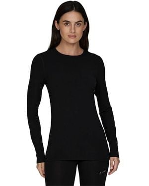 Le Bent Midweight Crew Top - Black