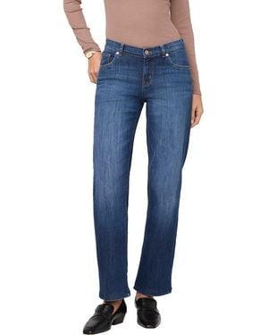 DUER Performance Denim Mid Rise Straight Pant - Blue
