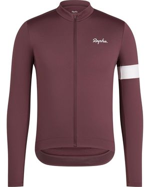 Rapha Core Thermal Long Sleeve Jersey - Purple